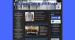 Desktop Screenshot of davycrockettlodge.com